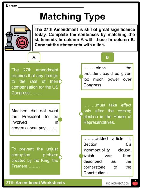 The 27th Amendment Facts, Worksheets & History For Kids