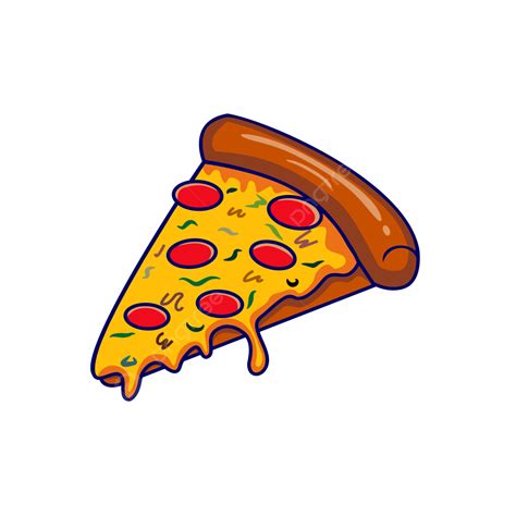 Great Cheese Pizza Illustration Vector, Pizza, Food, Fast Food PNG and ...