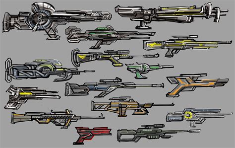 ArtStation - Futuristic weapon concepts