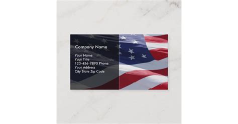 Patriotic Business Card | Zazzle