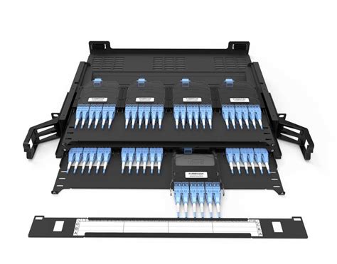 MPO Fiber Optic High-Density Application Patch Panel - Rack-Mounted and Wall Mounted