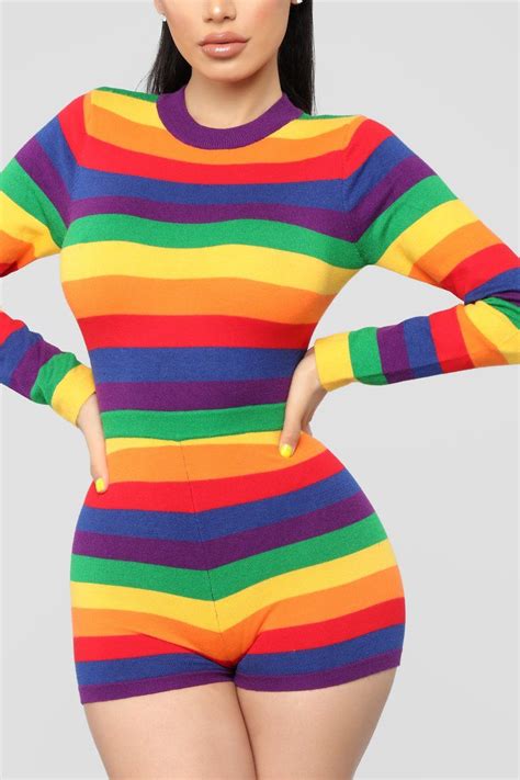 It's The Pride In Me Romper - MultiColor | Rainbow outfit, Clothes for ...