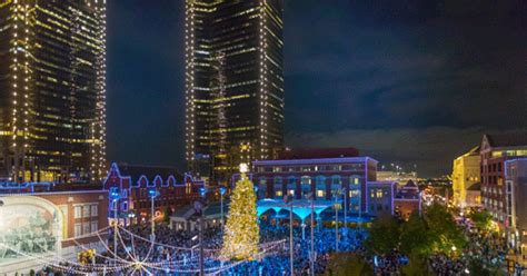 2019 Sundance Square Christmas Tree Lighting Ceremony in Fort