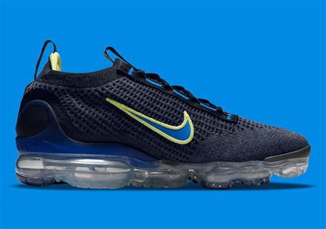 Nike Vapormax Flyknit 2021 Navy Volt DH4085-400 | SneakerNews.com