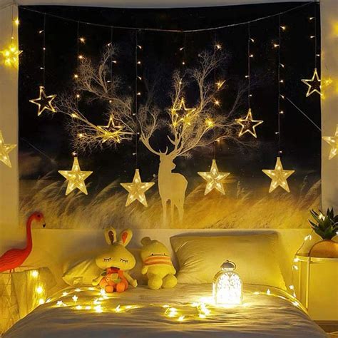 Star String Lights for Bedroom Twinkle Lights LED Window | Etsy