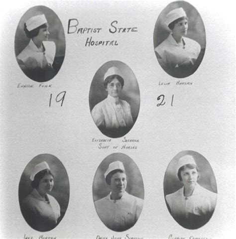 Graduates of the Baptist nursing school in 1921. All 5 of them! | History, Nursing school, Baptists