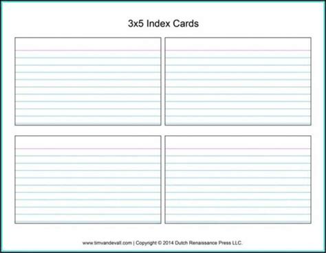 43 Free Printable Index Card Template In Microsoft Word Now by Index ...