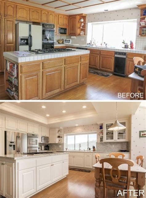 Kitchen Cabinet Refacing-Before and After | Kitchen cabinets before and after, Kitchen ...