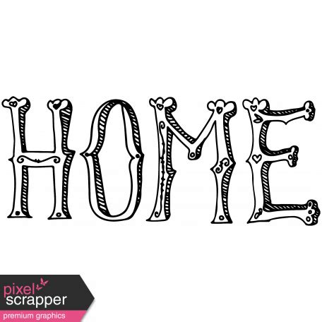 Our House - Home Word Art 3 graphic by Melo Vrijhof | DigitalScrapbook ...