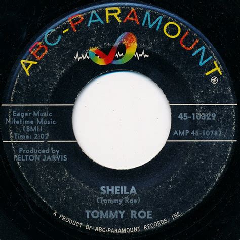 Tommy Roe – Sheila (1962, Vinyl) - Discogs