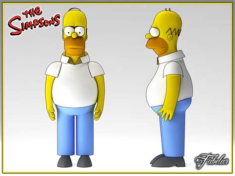 homer simpson 3d model