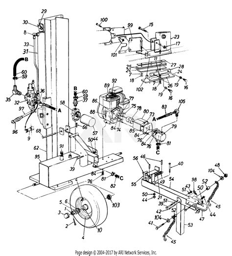 Huskee 35 Ton Log Splitter Parts Diagram | Reviewmotors.co