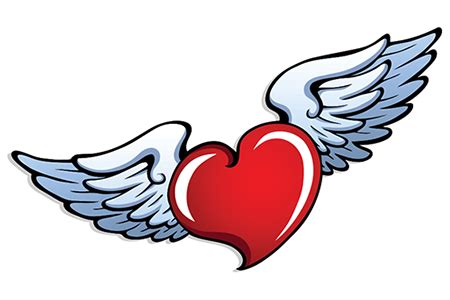 Heart with Angel Wings | Symbols & Emoticons