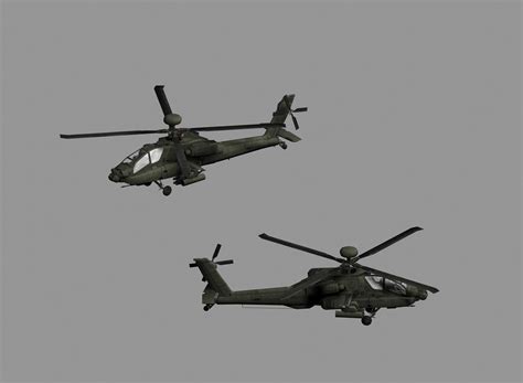 ArtStation - AH-64A low_poly