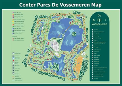 Center Parcs Accommodation Map