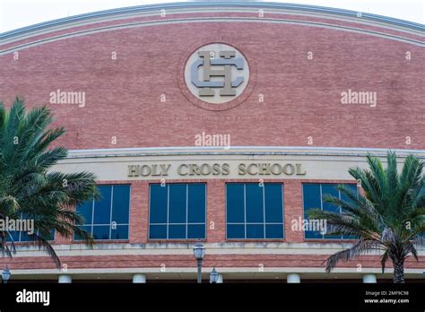 NEW ORLEANS, LA, USA - JANUARY 1, 2023: Front of main building of Holy ...