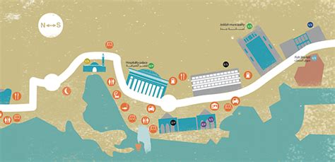 Jeddah Corniche Map on Behance