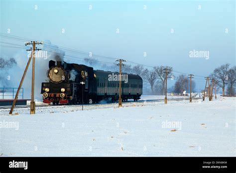 Vintage steam train Stock Photo - Alamy