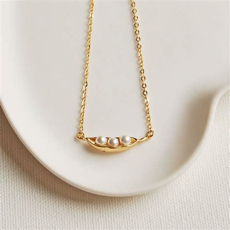 Peas In A Pod Necklace By Carriage Trade | notonthehighstreet.com