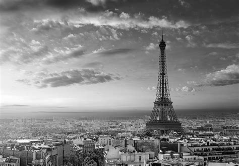 Black And White Paris Photography Wallpaper