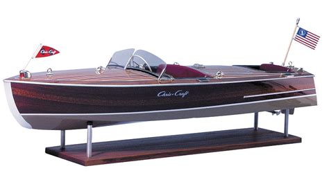 Dumas Chris Craft Racing Runabout 1949 Wooden 1:8 Scale Model Boat Kit ...