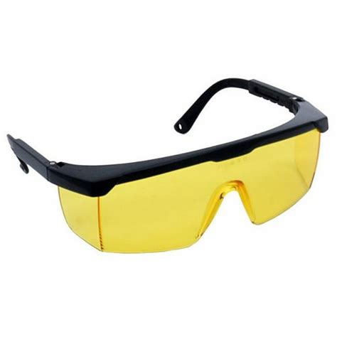 Wrap-Around Safety Glasses with Amber Lens UV- Coating - Walmart.com - Walmart.com