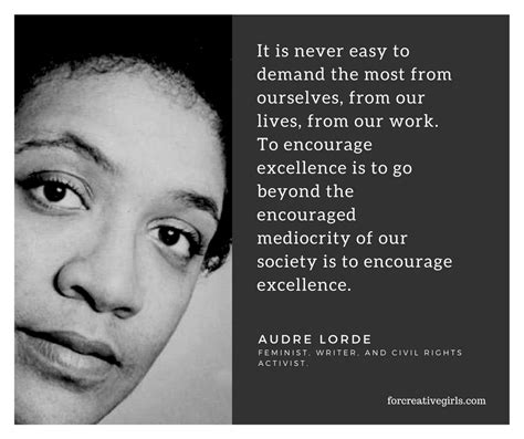 10 Audre Lorde Quotes To Transform Your Mind - For Creative Girls