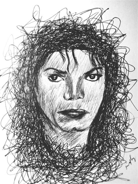 How To Draw Michael Jackson Face Step By Step