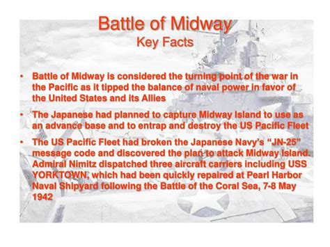 PPT - Battle of Midway 4 – 7 June 1942 PowerPoint Presentation - ID:5088766