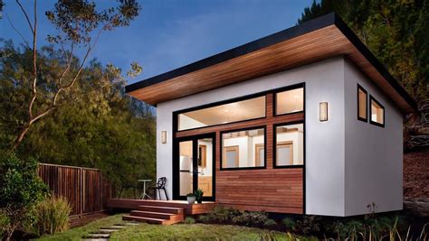 High-end prefab micro-home runs on or off-the-grid | Pre fab tiny house, Tiny house exterior ...