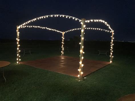 Dance floor outside. DIY. Dance floor with lights. #BedroomDecor | Dance floor wedding, Diy ...