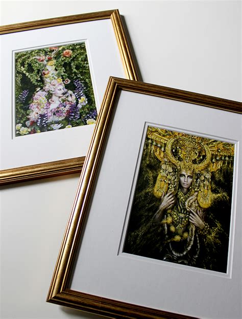 Framing Postcards as Art - Swoon Worthy