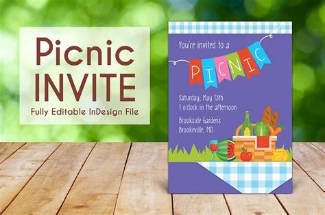 Picnic Invitation Free Template