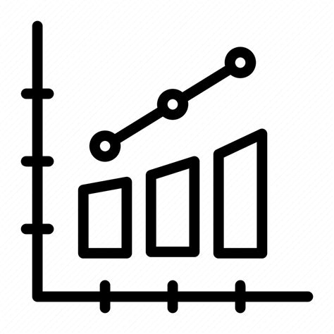 Bar Chart Data Flowchart Growth Infographic Line Icon - vrogue.co