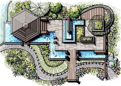 49 Genial Pavilion Garten | Landscape architecture drawing, Landscape ...