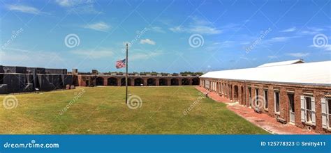 Coastline View of Fort Zachary Taylor in Key West, Florida Stock Image ...