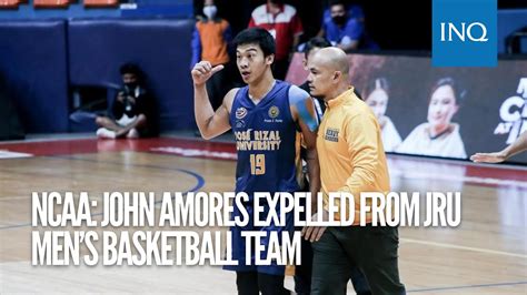 NCAA: John Amores expelled from JRU men’s basketball team - Win Big Sports