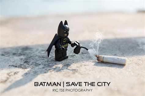 Lego Batman is saving the city... one really small act at a time!