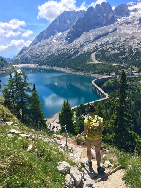 Bindelweg Hike to Lake Fedaia - Val di Fassa - Trentino - Dolomites ...