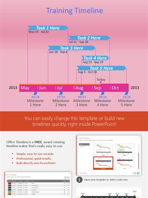 Training Timeline Powerpoint Template | PDF | Software | Computing