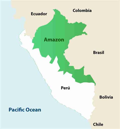 Amazon Rainforest Map - Peru Explorer - Custom Tours Travel Tourism ...