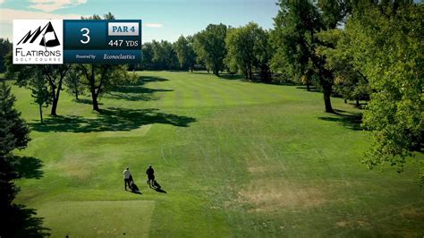 Flatirons Course Flyover - Hole 3 - YouTube