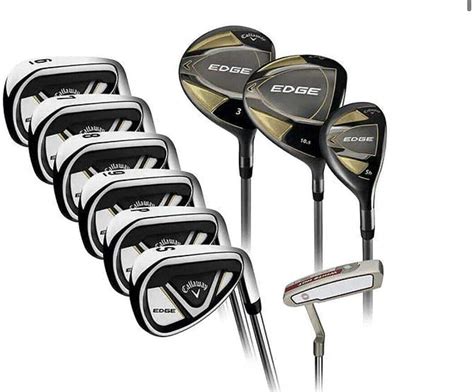 Amazon.com : Callaway Unisex's Edge 10 Piece Golf Set-Right Handed, 10525 cm : Sports & Outdoors