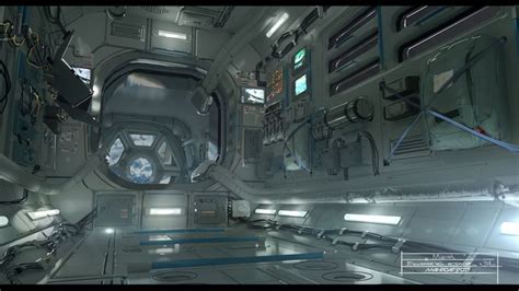 МИРА concept art - Space Station Interior