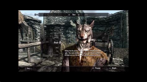 Skyrim Character Select and Customization - YouTube