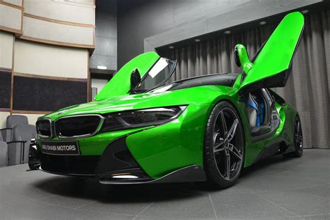 Lava Green BMW i8 Revealed in Abu Dhabi - autoevolution