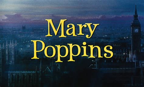 Mary Poppins (1964) Credits | SuperLogos Wiki | Fandom