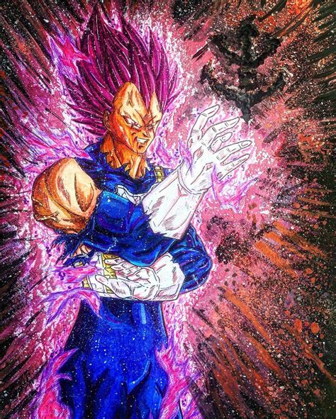 Vegeta Ultra Ego drawing | DragonBallZ Amino