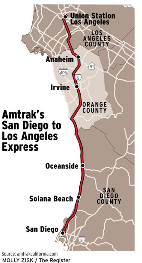 Amtrak starts new San Diego-L.A. express – Orange County Register