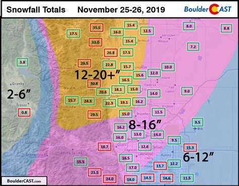 Winter Storm Recap: Did you get one, two, or three feet of snow? – BoulderCAST